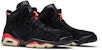 Air Jordan 6 Retro 'Infrared Hitam' 2010 384664-003