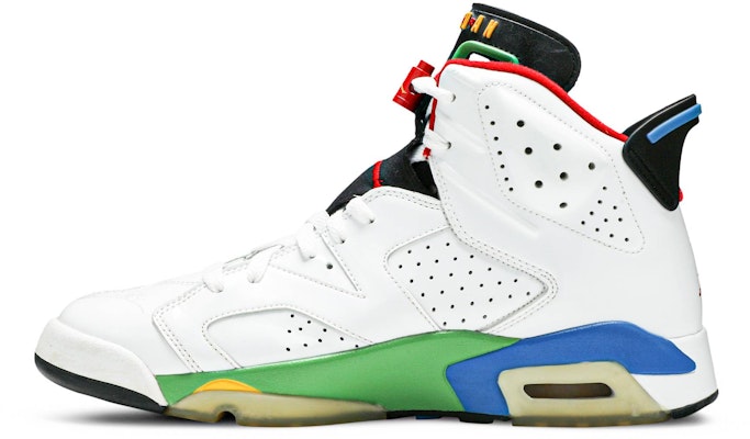 Air Jordan 6 Retro 'Olympic' Lelaki Wanita Kasut Sukan 325387-161 Lookbook Air Jordan 6 Retro 'Olympic' Lelaki Wanita Kasut Sukan 325387-161