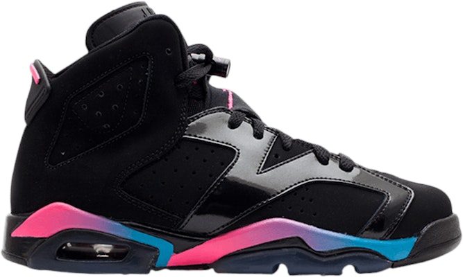 Air jordan 6 top pink and black