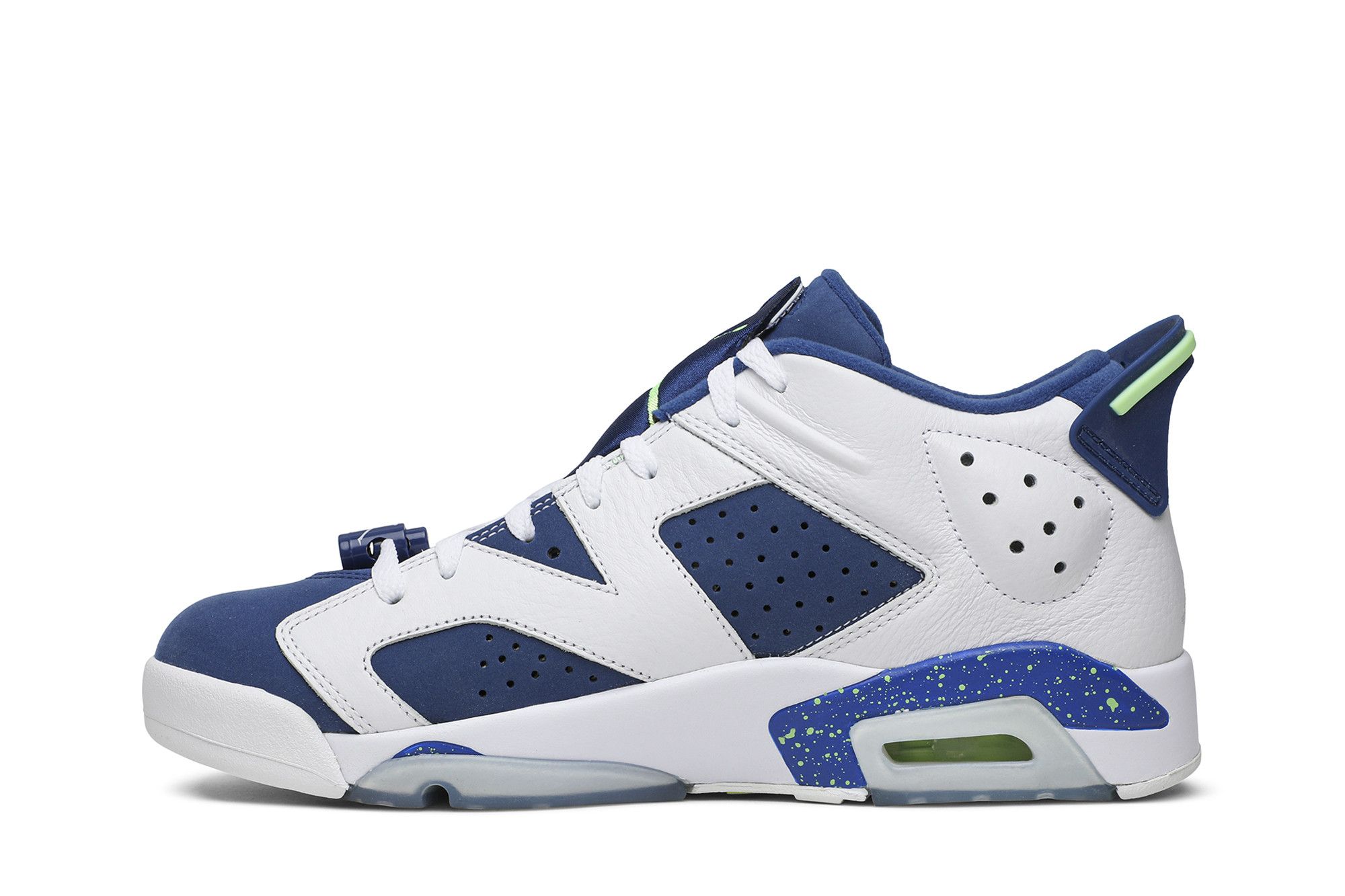 Shop Air Jordan 6 Retro Low 'Ghost Green' 304401-106