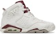 (Akar Sekolah) Air Jordan 6 Retro OG BG 2015 'Maroon' Vintage 836342-115