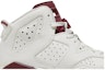 Order (Akar Sekolah) Air Jordan 6 Retro OG BG 2015 'Maroon' Vintage 836342-115