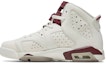 Lookbook (Akar Sekolah) Air Jordan 6 Retro OG BG 2015 'Maroon' Vintage 836342-115