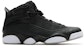 Air Jordan 6 Rings 'Hitam Perak Matte' 322992-021