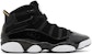 Air Jordan 6 Rings 'Hitam Emas Metalik Putih' 322992-007