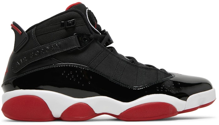 Air Jordan 6 Rings Black Varsity Red 322992 062 322992 062