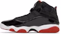 Air Jordan 6 Rings 'Hitam Merah Varsity' 322992-062