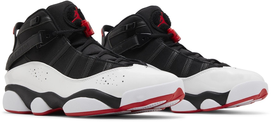喬丹 Air Jordan 6 Rings 耐磨透氣 高幫 復古籃球鞋 男款 黑白 Cheap 喬丹 Air Jordan 6 Rings 耐磨透氣 高幫 復古籃球鞋 男款 黑白