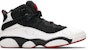 Air Jordan 6 Rings 'Hitam Putih Merah Gym' 322992-012