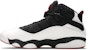 Air Jordan 6 Rings 'Hitam Putih Merah Gym' 322992-012