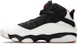 Lookbook Air Jordan 6 Rings 'Hitam Putih Merah Gym' 322992-012
