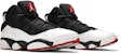 Air Jordan 6 Rings 'Hitam Putih Merah Gym' 322992-012