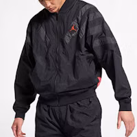 Shop Air Jordan 6 Sport Legacy Nylon Jacket Black Zip Jacket BV5406-010