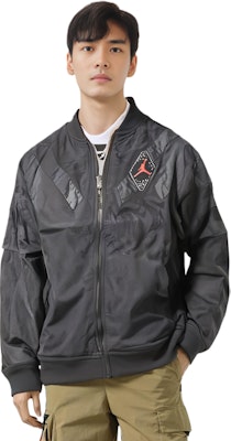 Air Jordan 6 Sport Legacy Nylon Jacket Black Zip Jacket BV5406-010 Details for Air Jordan 6 Sport Legacy Nylon Jacket Black Zip Jacket BV5406-010