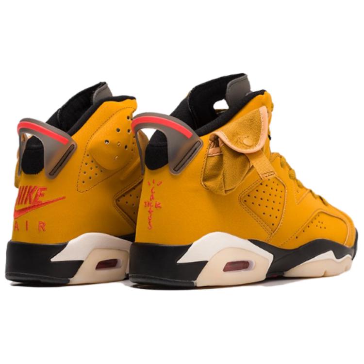 Lookbook 耐克 Air Jordan 6 Travis Scott 联名黄配色鞋款 CN1084-300