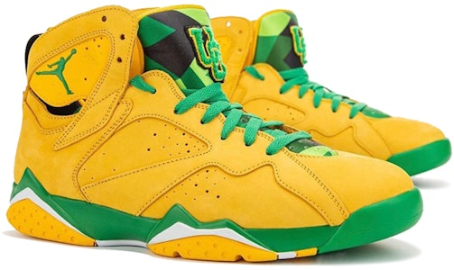 Air Jordan 7 俄勒冈鸭队PE '黄绿' 配色 AT3375-300 Lookbook Air Jordan 7 俄勒冈鸭队PE '黄绿' 配色 AT3375-300