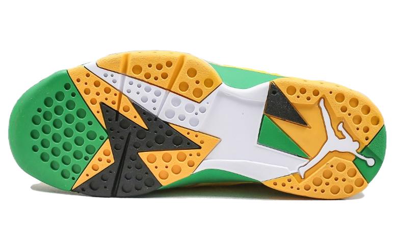 Purchase Air Jordan 7 Oregon Ducks PE 'Amarillo Verde' AT3375-300