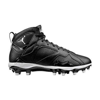 Jordan 7 Retro Cleat 'Black White'