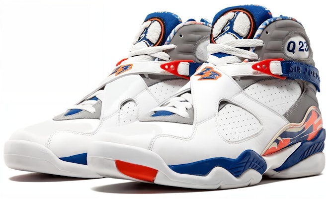 Air Jordan 8 Retro HOH 'Q23' Pria Sneakers 305381-141 Lookbook Air Jordan 8 Retro HOH 'Q23' Pria Sneakers 305381-141