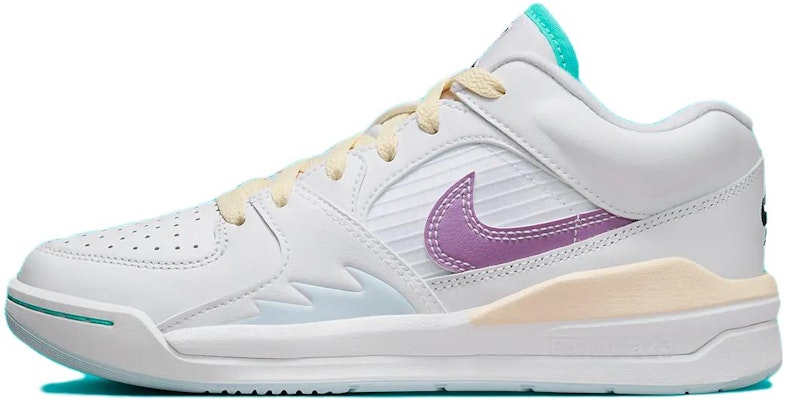 White yellow 2025 and purple jordans