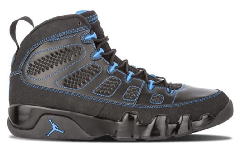 Order Air Jordan 9 Tapak Hitam 'Photo Blue' 302370-007b