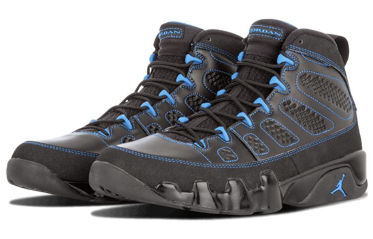 Lookbook Air Jordan 9 Tapak Hitam 'Photo Blue' 302370-007b
