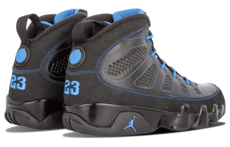 Shop Air Jordan 9 Tapak Hitam 'Photo Blue' 302370-007b