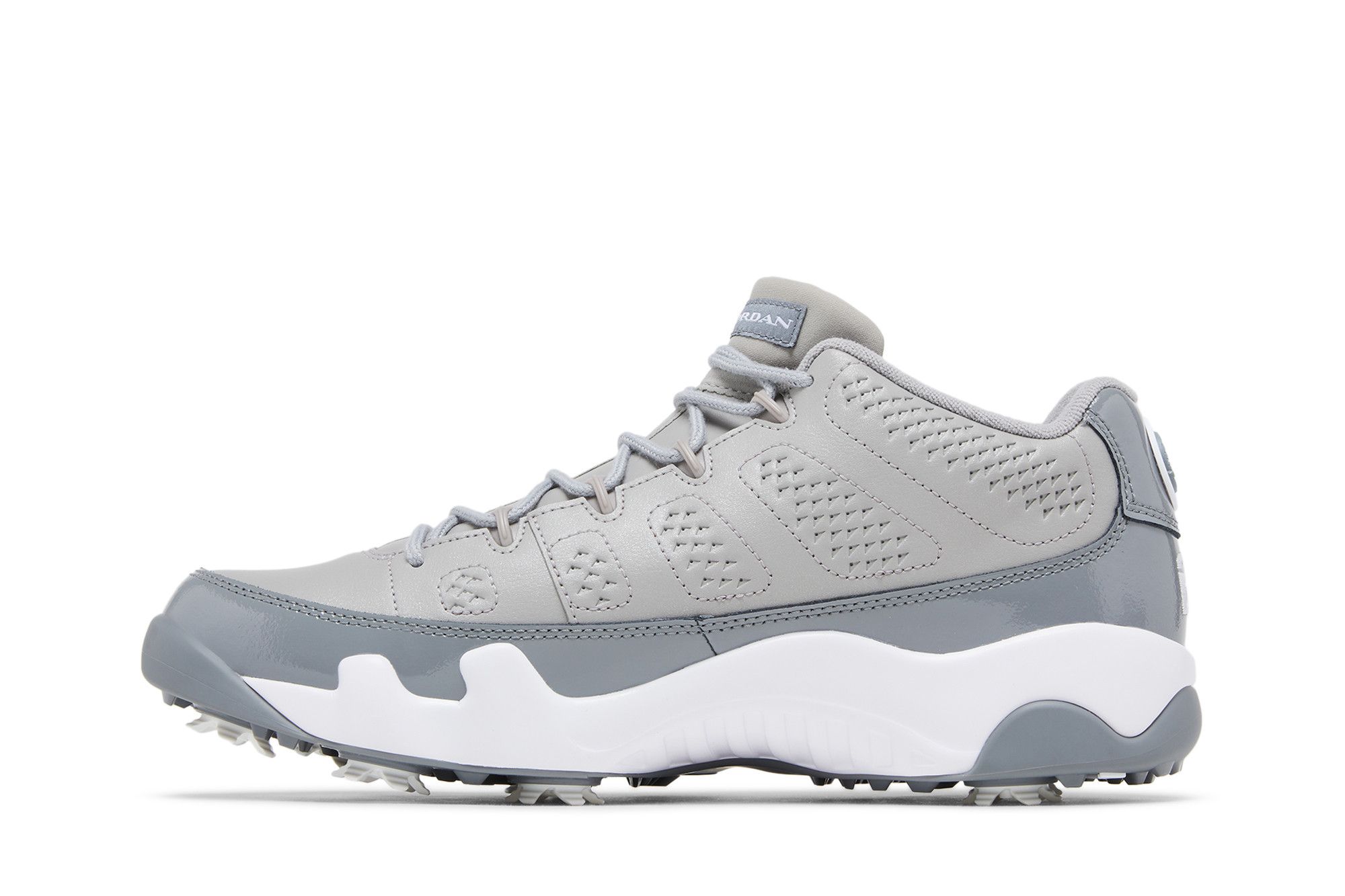 Lookbook Air Jordan 9 Golf 'Cool Grey' Sepatu Golf Pria FJ5934-001