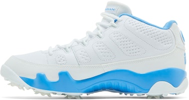 Air Jordan 9 Low Golf 'University Blue' Sepatu Golf Pria FJ5934-101 Lookbook Air Jordan 9 Low Golf 'University Blue' Sepatu Golf Pria FJ5934-101