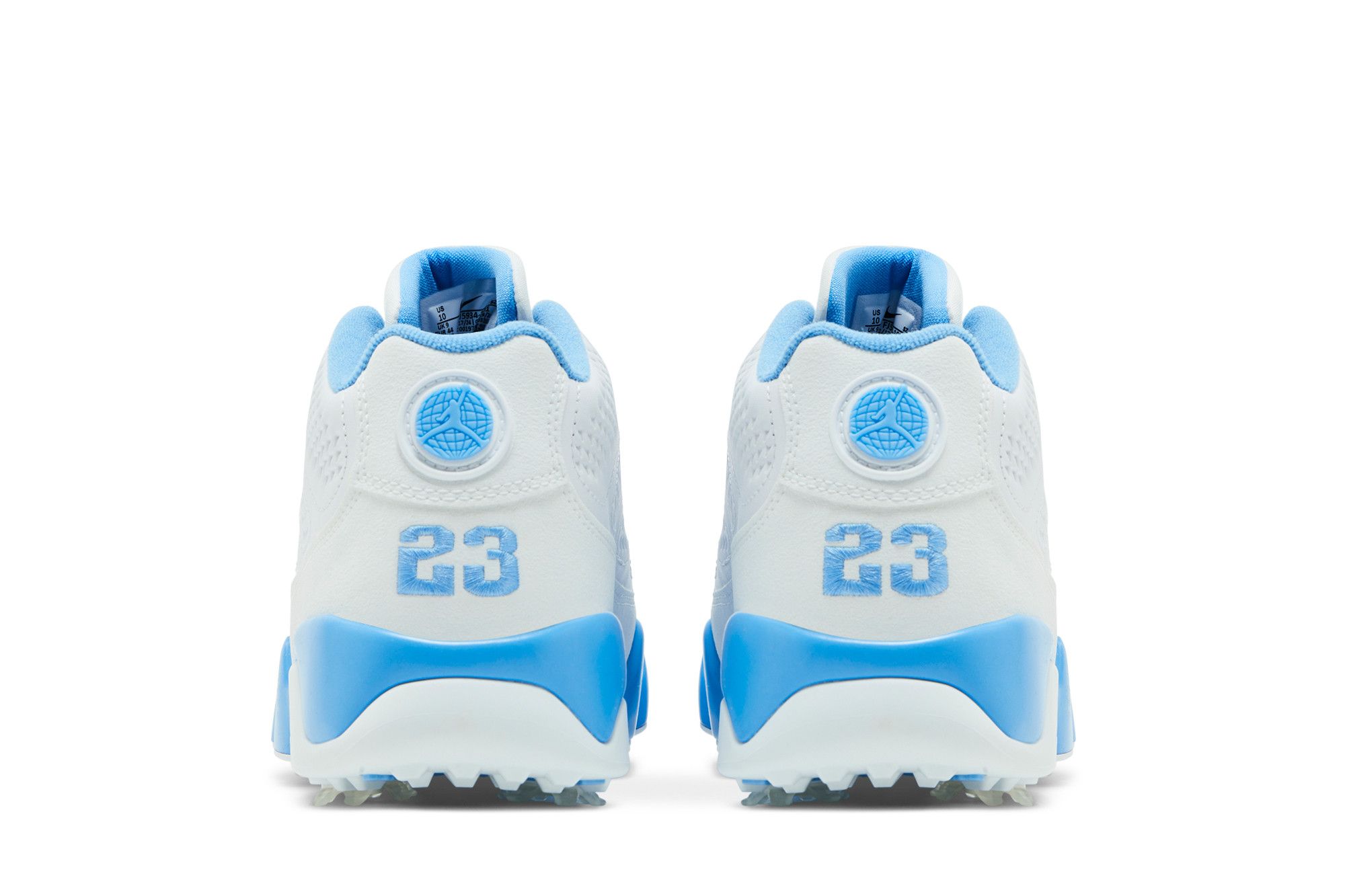 Sizing Air Jordan 9 Low Golf 'University Blue' FJ5934-101