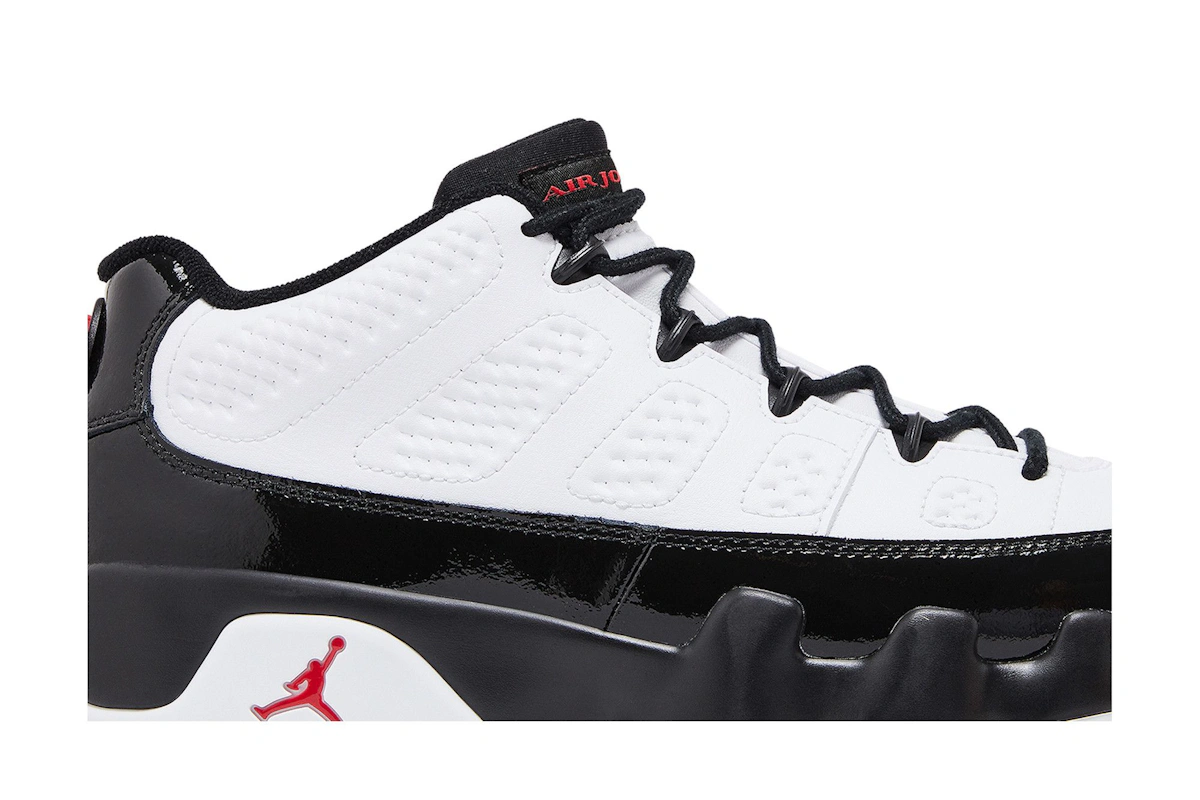 Air Jordan 9 Low Golf 'White Black True Red'
