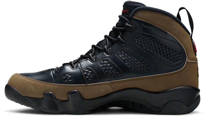 Air Jordan 9 Retro 2012 'Olive' Lelaki Kasut 302370-020 Lookbook Air Jordan 9 Retro 2012 'Olive' Lelaki Kasut 302370-020