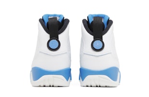 Air Jordan 9 Retro 2024 'Powder Blue' Sneakers Biru Muda FQ8992-101 Details for Air Jordan 9 Retro 2024 'Powder Blue' Sneakers Biru Muda FQ8992-101