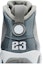 Sizing Air Jordan 9 Retro 'Cool Grey' Lelaki Wanita Kasut Sneaker Popular HV4794-011