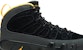 Air Jordan 9 Retro 'Arang Gelap Emas Universiti' CT8019-070