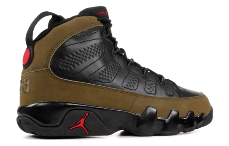 Lookbook Air Jordan 9 Retro 'Olive' (2002) Zapatillas clásicas edición limitada. 302370-031