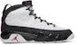 Air Jordan 9 Retro 'Putih Hitam Merah' 2002 302370-101