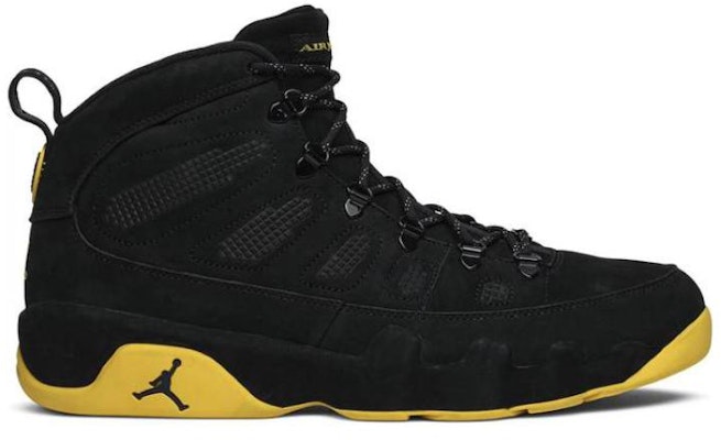 Jordan Air Jordan 9 復古靴 Michigan 舒適百搭 防滑耐磨 高筒 復古籃球鞋 男款 黑色 Order Jordan Air Jordan 9 復古靴 Michigan 舒適百搭 防滑耐磨 高筒 復古籃球鞋 男款 黑色