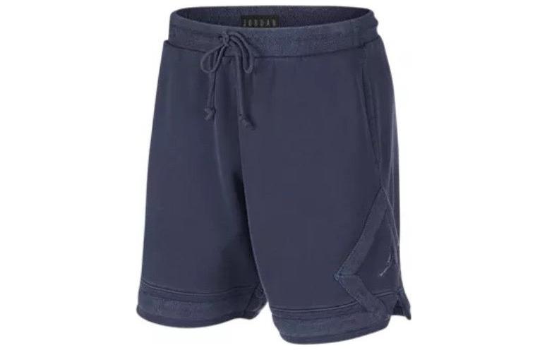 Air Jordan  Blue Striped Logo Breathable Shorts with Drawstring. 939961-451