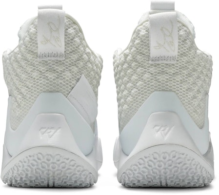 Air Jordan "Why Not?" Zer0.2 'Triple White' AO6219-101 Details for Air Jordan "Why Not?" Zer0.2 'Triple White' AO6219-101