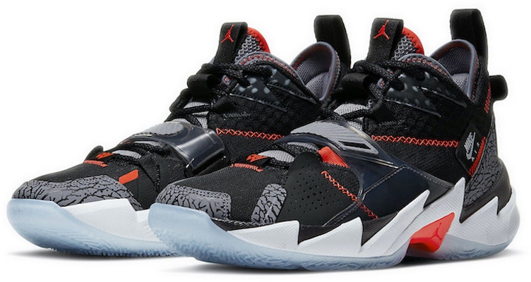 Air Jordan "Why Not?" Zer0.3 '黑色水泥' CD3003-006 Lookbook Air Jordan "Why Not?" Zer0.3 '黑色水泥' CD3003-006