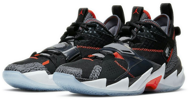 Air Jordan "Why Not?" Zer0.3 'Black Cement' CD3003-006 Shop Air Jordan "Why Not?" Zer0.3 'Black Cement' CD3003-006