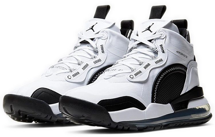 Lookbook Air Jordan Aerospace 720 'Orca' Zapatillas Negras y Blancas BV5502-101