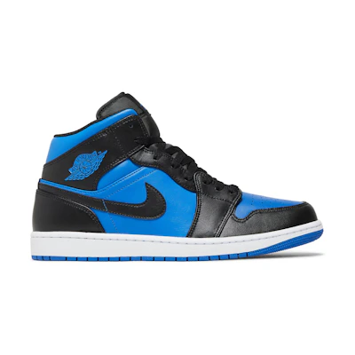 Jordan Air 1 Mid 'Black Royal Blue'