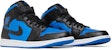Air Jordan 1 Mid 'Hitam Royal Biru' DQ8426-042