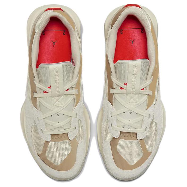 Shop 喬丹 Air 200E 減震防滑耐磨 低幫 運動休閒鞋 米黃