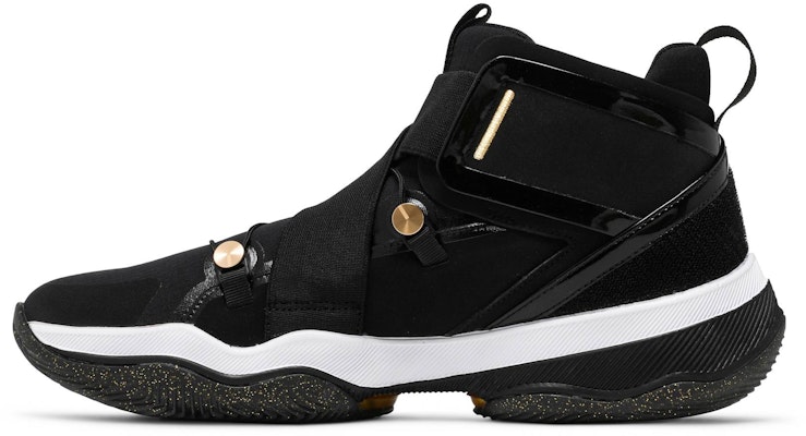 Black and gold 23 top jordans