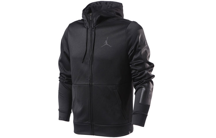 Air Jordan Black Casual Sports Hooded Jacket 861468-010