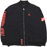 Air Jordan Black Pilot Flight Bomber Jacket BQ6957-010 Air Jordan Black Pilot Flight Bomber Jacket BQ6957-010