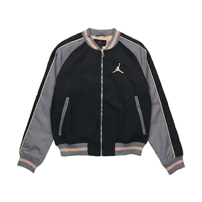 Air Jordan Black Remastered Souvenir Track Jacket Bomber Style CD5772-010